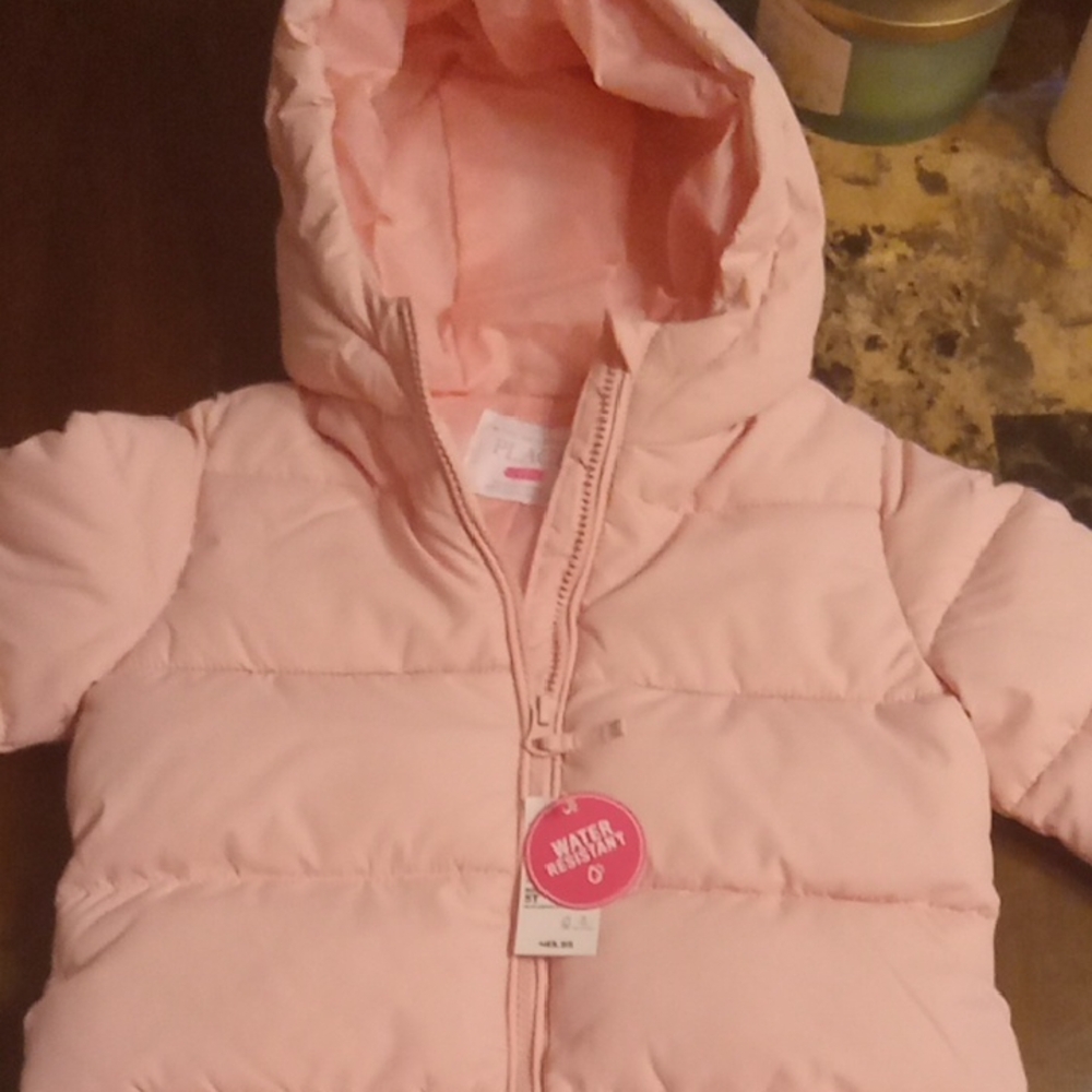 The Children's Place Pink Puffer Jacket